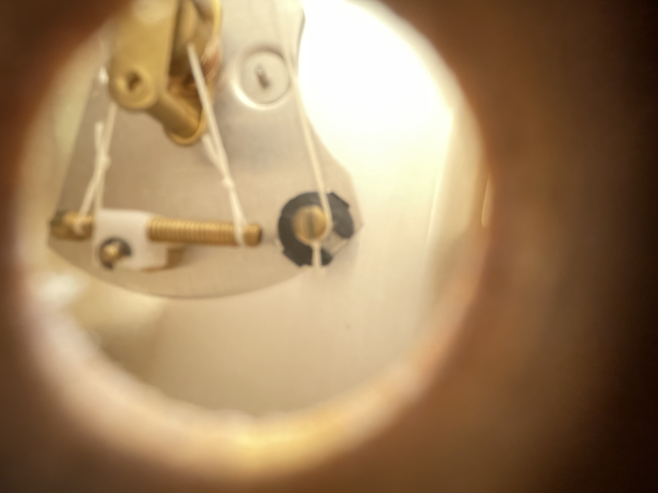 “Hygrometer adjustment screw”