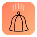 Sauna Assistant App Logo - Sauna Hat with Steam